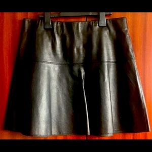 Vince leather skirt , gently used , excellent condition . Size 10